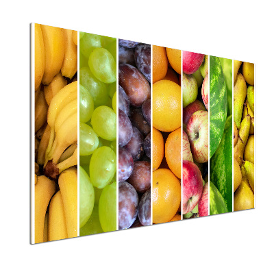 Rivestimento parete cucina con motivo a frutta