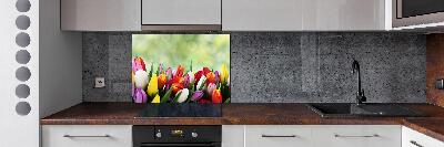 Pannello paraschizzi cucina in finitura Tranquillo