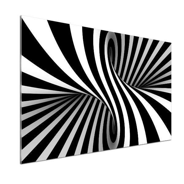 Pannello paraschizzi cucina con motivo a vortice astratto