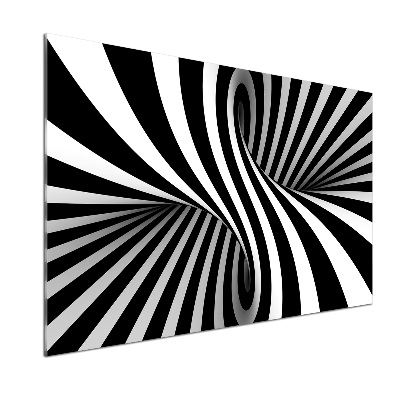 Pannello paraschizzi cucina con motivo a vortice astratto