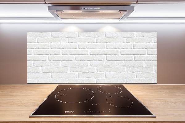 Rivestimento parete cucina con finitura a muro di mattoni