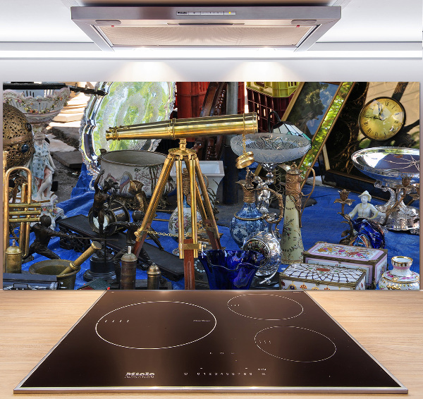 Pannello paraschizzi cucina in stile antiquariato