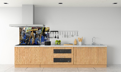 Pannello paraschizzi cucina in stile antiquariato