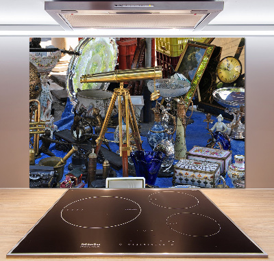 Pannello paraschizzi cucina in stile antiquariato