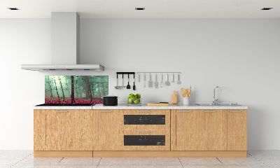 Pannello retrocucina con motivo di foglie autunnali