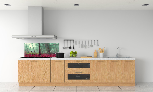 Pannello retrocucina con motivo di foglie autunnali