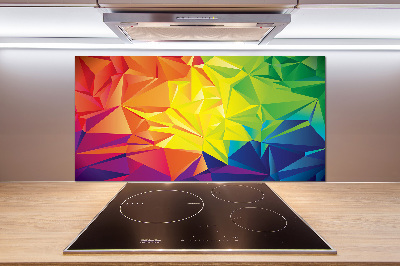 Rivestimento parete cucina con motivo astratto