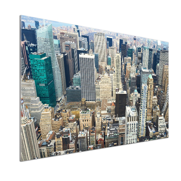 Pannello paraschizzi cucina con stampa a tema Manhattan, New York