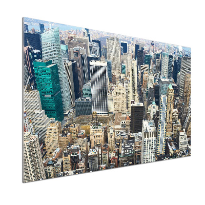 Pannello paraschizzi cucina con stampa a tema Manhattan, New York