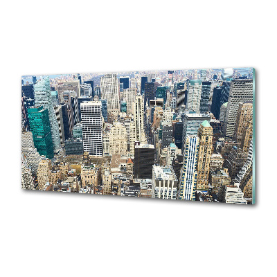 Pannello paraschizzi cucina con stampa a tema Manhattan, New York