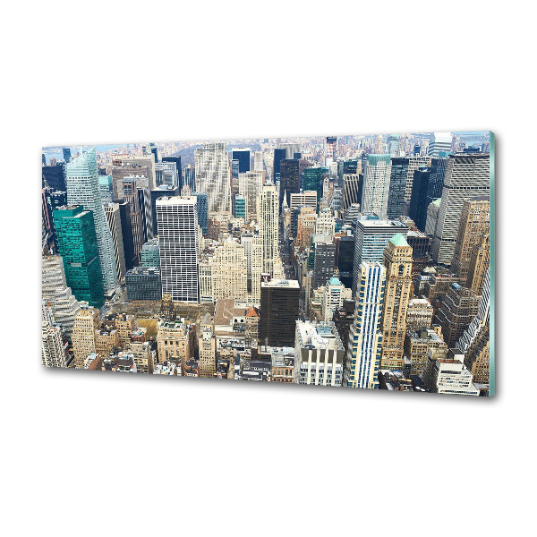 Pannello paraschizzi cucina con stampa a tema Manhattan, New York