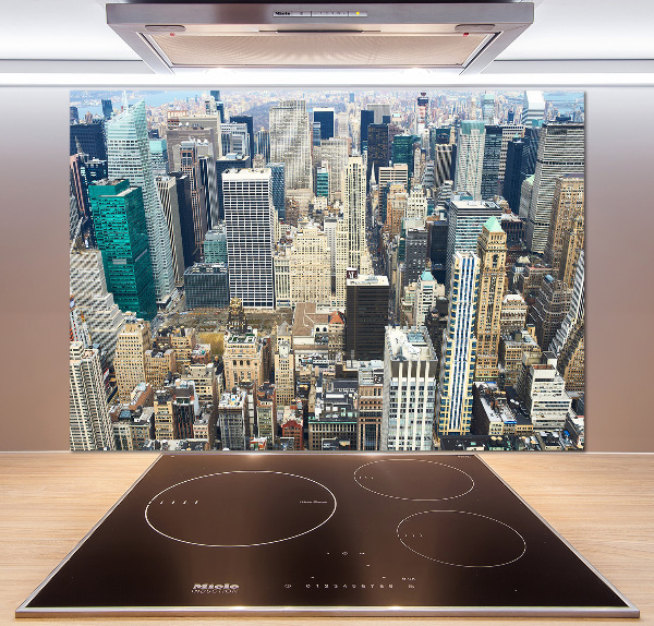 Pannello paraschizzi cucina con stampa a tema Manhattan, New York