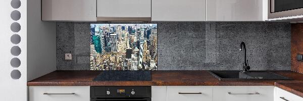 Pannello paraschizzi cucina con stampa a tema Manhattan, New York
