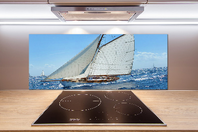 Pannello retrocucina con motivo Yacht