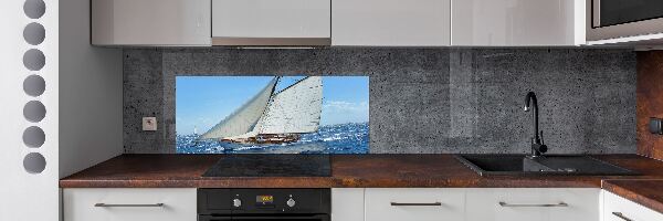 Pannello retrocucina con motivo Yacht