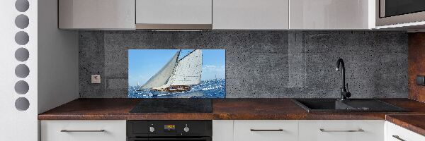 Pannello retrocucina con motivo Yacht
