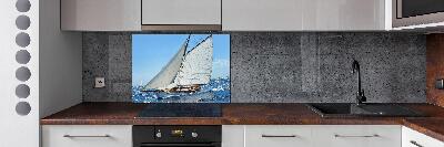 Pannello retrocucina con motivo Yacht