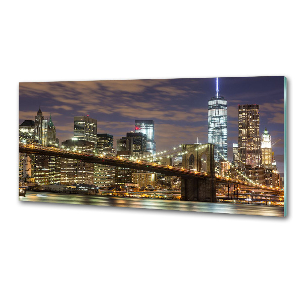 Pannello retrocucina con stampa del Ponte di Brooklyn