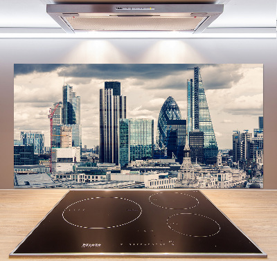 Pannello paraschizzi cucina con motivo grattacieli