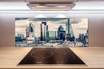 Pannello paraschizzi cucina con motivo grattacieli