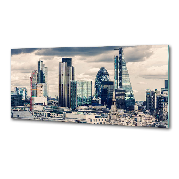 Pannello paraschizzi cucina con motivo grattacieli