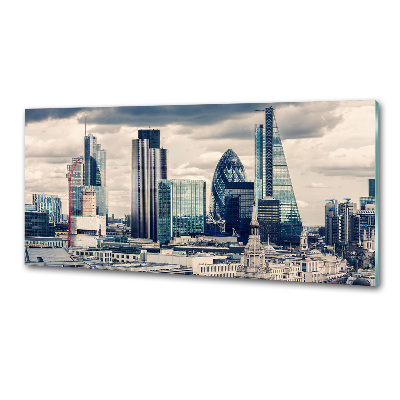 Pannello paraschizzi cucina con motivo grattacieli