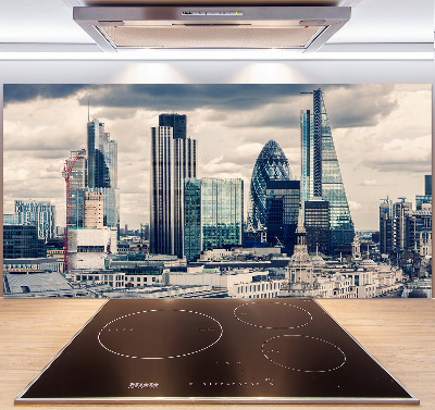 Pannello paraschizzi cucina con motivo grattacieli