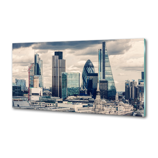 Pannello paraschizzi cucina con motivo grattacieli