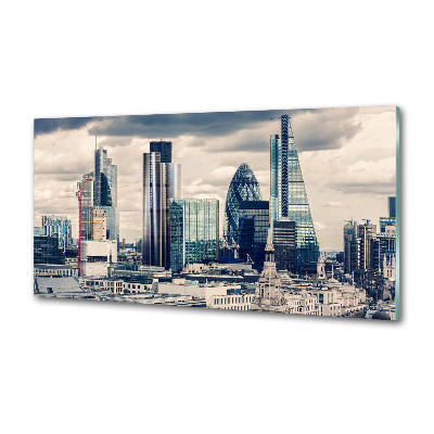 Pannello paraschizzi cucina con motivo grattacieli