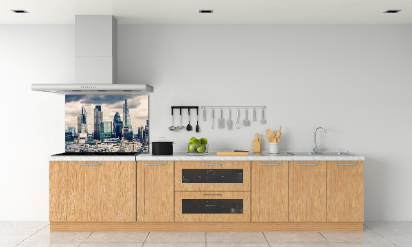 Pannello paraschizzi cucina con motivo grattacieli