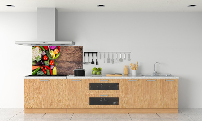 Pannello retrocucina con motivo di verdure