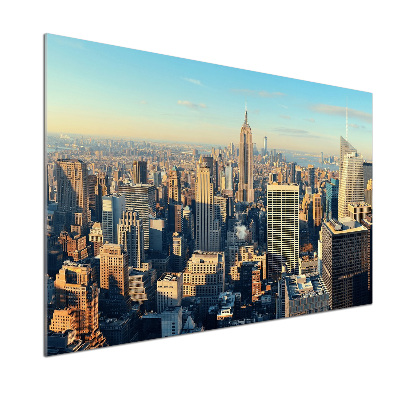 Pannello retrocucina con motivo grattacieli