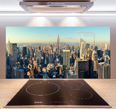 Pannello retrocucina con motivo grattacieli