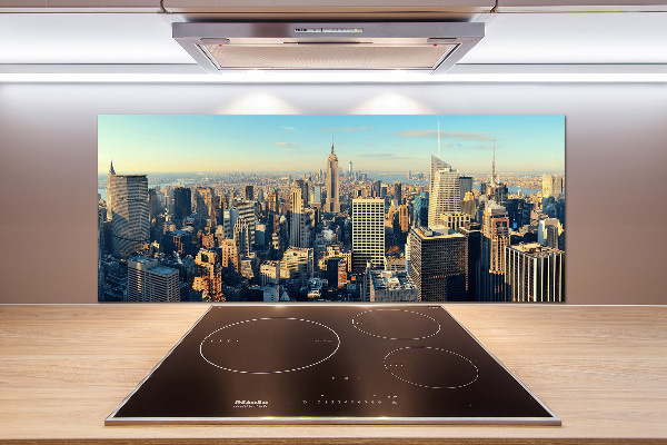 Pannello retrocucina con motivo grattacieli