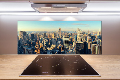 Pannello retrocucina con motivo grattacieli