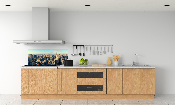 Pannello retrocucina con motivo grattacieli
