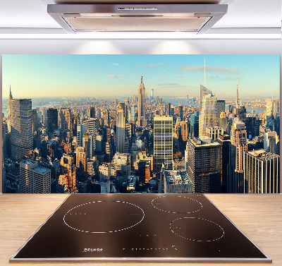 Pannello retrocucina con motivo grattacieli