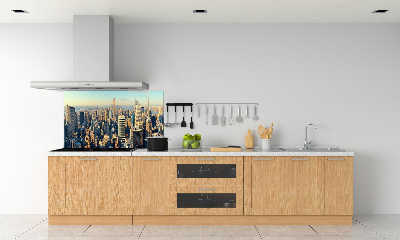 Pannello retrocucina con motivo grattacieli