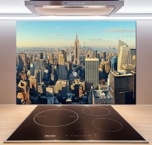 Pannello retrocucina con motivo grattacieli