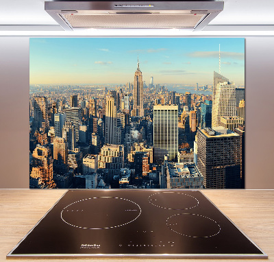 Pannello retrocucina con motivo grattacieli
