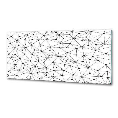 Pannello retrocucina con motivo a linee e cerchi