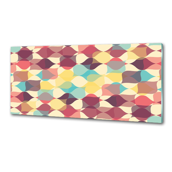 Pannello paraschizzi cucina con motivo a sfondo geometrico