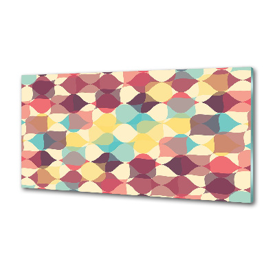 Pannello paraschizzi cucina con motivo a sfondo geometrico