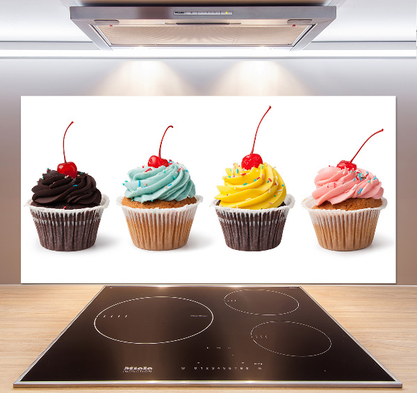 Pannello paraschizzi cucina con motivo cupcakes