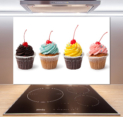 Pannello paraschizzi cucina con motivo cupcakes