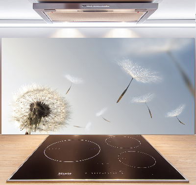 Rivestimento parete cucina con motivo a dente di leone