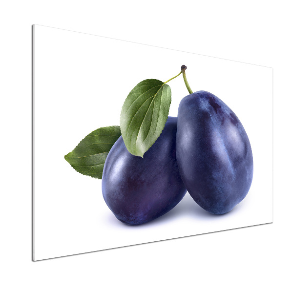 Rivestimento parete cucina in colore prugna