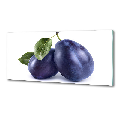 Rivestimento parete cucina in colore prugna