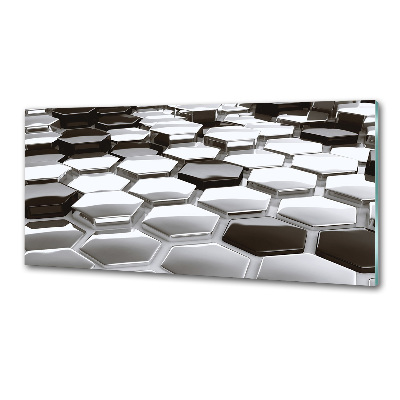 Pannello retrocucina con motivo ad astrazione 3D