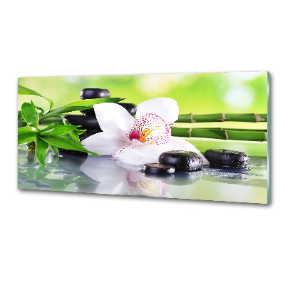 Pannello retrocucina con motivo orchidea